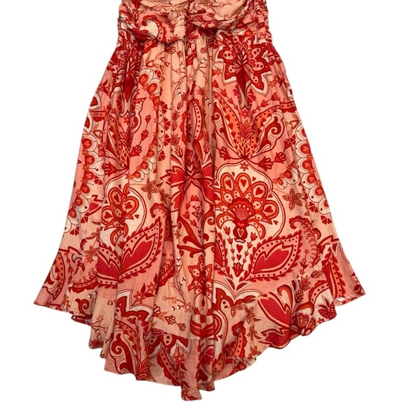 NWT Farm Rio Red Jaipur Crossover Maxi Dress in Jaipur Red Size M - Picture 7 of 10